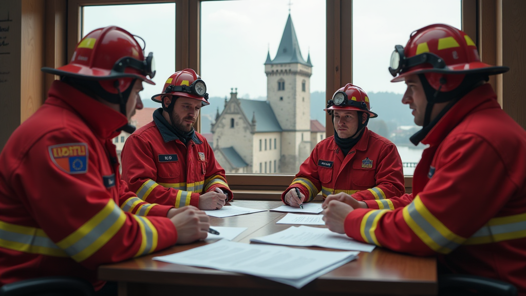feuerwehrleute bereitschaftsdienst