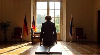 Politische Rahmenbedingungen der Hofübergabe von Angela Merkel (9/10)