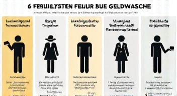 Die 6 häufigsten Fehler bei Geldwäsche