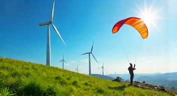 Perspektiven zu Windkraft und Flugsport -